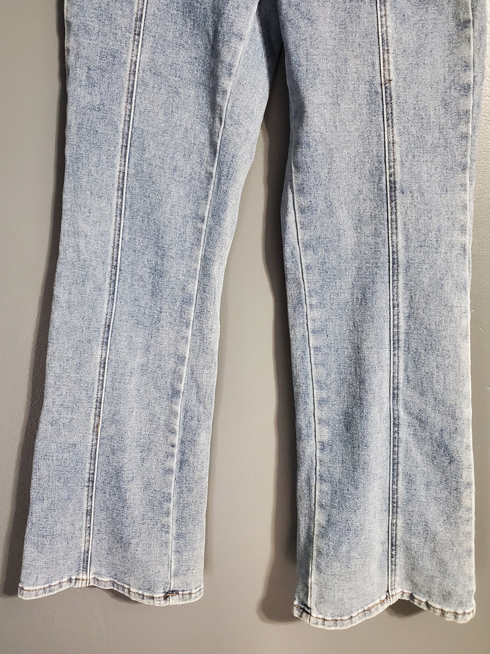 Paris Hilton Bootcut Jeans with Navy Star Patches Women's Size 2 - Picture 6 of 8